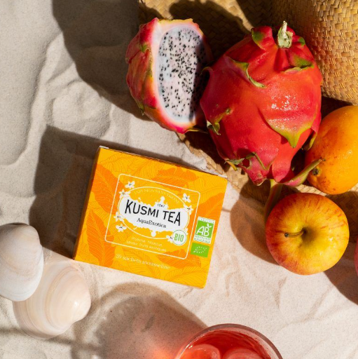 Kusmi tea Aqua Exotica Bio herbata w saszetkach 20 sztuk kawa.pl