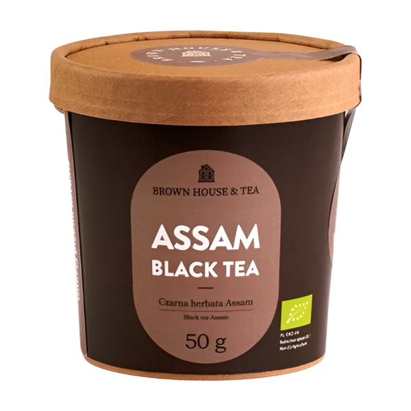 Brown House & Tea  - czarna herbata Assam OP bio - sypana 50g