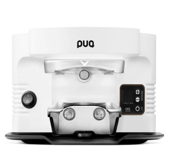 Puqpress M4 - Tamper automatyczny do młynków Fiorenzato F64 & F83 - biały