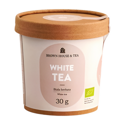 Brown House & Tea  - White Tea - biała herbata white peony - sypana 30g