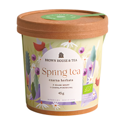 Spring Tea Bio - czarna herbata z igłami sosny i czarna porzeczką