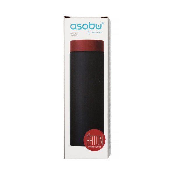 Asobu - Le Baton Szary/Czerwony - butelka termiczna 500ml - Sklep.Kawa.pl