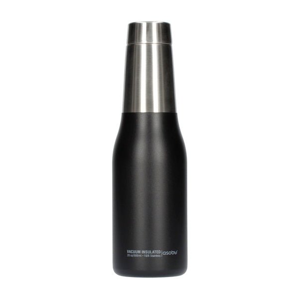 Asobu - Oasis Water Bottle Czarny - butelka termiczna 600 ml - Sklep.Kawa.pl