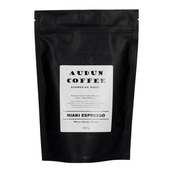 Audun Coffee - Brazylia Fazenda Rainha Miaki Espresso - kawa ziarnista 250g - Sklep.Kawa.pl
