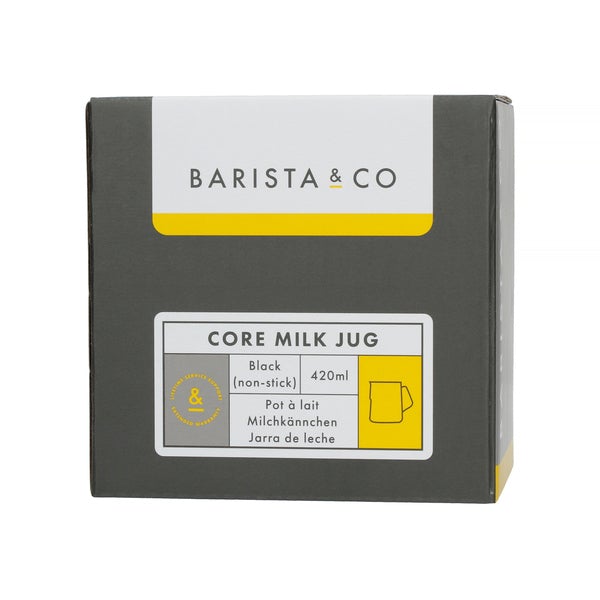 Barista & Co - Core Milk Jug Black - dzbanek do mleka 420 ml - Sklep.Kawa.pl