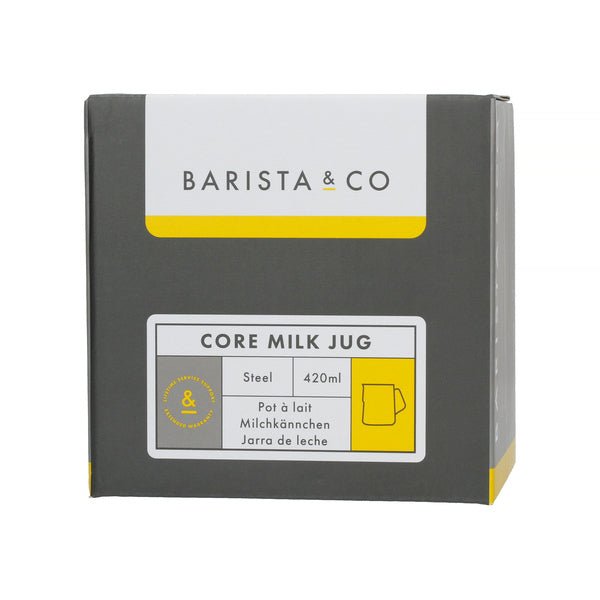Barista & Co - Core Milk Jug Steel - dzbanek do mleka 420 ml - Sklep.Kawa.pl