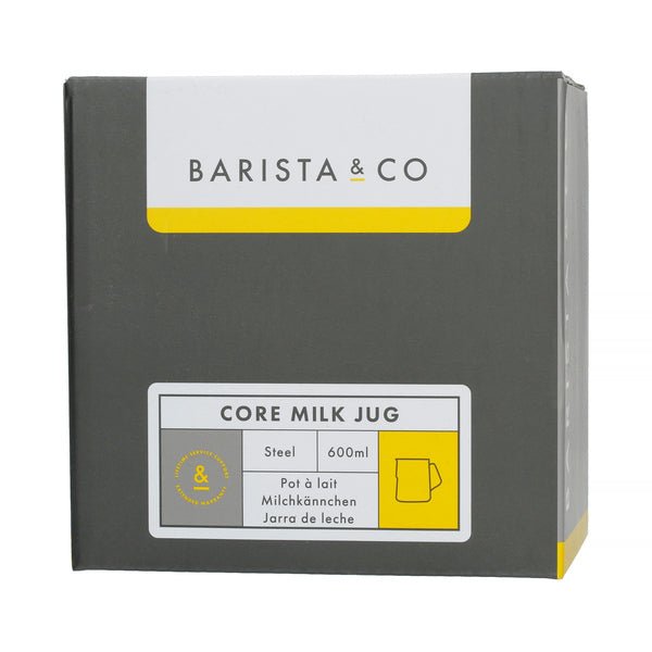 Barista & Co - Core Milk Jug Steel - dzbanek do mleka 600 ml - Sklep.Kawa.pl