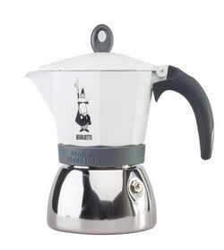 Bialetti Moka Induction 3tz - Kawiarka indukcyjna - biała -Kawa.pl