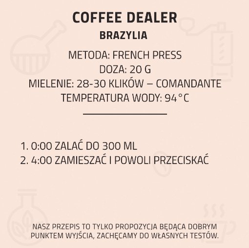 CoffeeLab - Coffee Dealer - Filtr/Espresso - kawa ziarnista 250g - Sklep.Kawa.pl