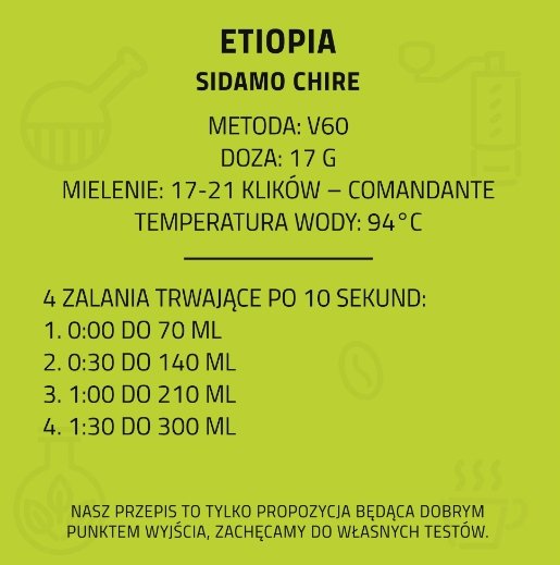 CoffeeLab - Etiopia Sidamo Chire - filtr - kawa ziarnista 250g - Sklep.Kawa.pl