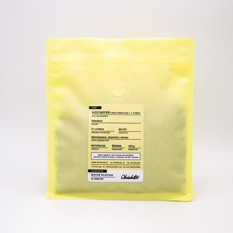 CoffeeLab - Kostaryka Finca Sebastian F-1 Hybrid - filtr - kawa ziarnista 250g - Sklep.Kawa.pl