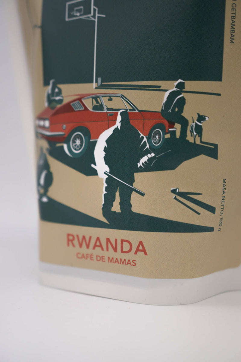 CoffeeLab - Rwanda Cafe De Mamas - filtr - kawa ziarnista 500g - Sklep.Kawa.pl