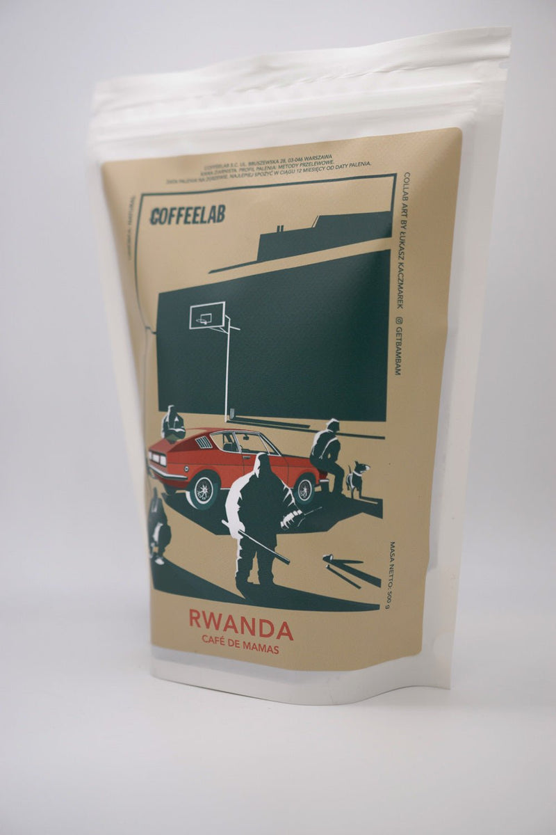 CoffeeLab - Rwanda Cafe De Mamas - filtr - kawa ziarnista 500g - Sklep.Kawa.pl