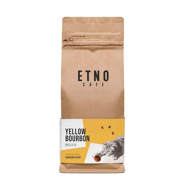 Etno Cafe - Brazil Yellow Bourbon - kawa ziarnista 1kg - Sklep.Kawa.pl