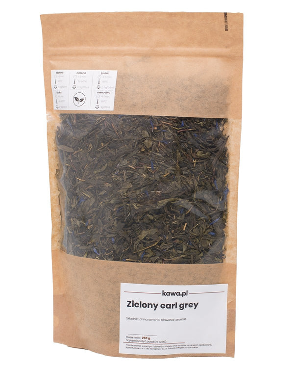 Herbata Zielona Earl Grey 1kg - Sklep.Kawa.pl
