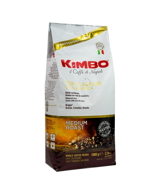 Kimbo - Top Flavour - pod espresso - kawa ziarnista 1kg - Sklep.Kawa.pl