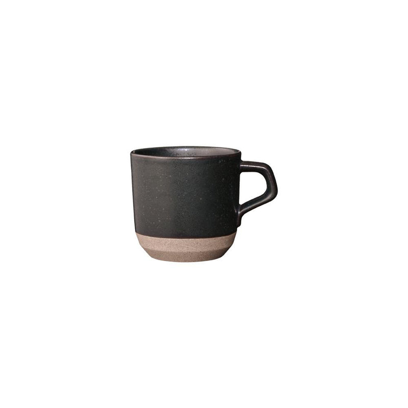 Kinto - Ceramic Lab Small Mug Black - kubek 300ml - Sklep.Kawa.pl