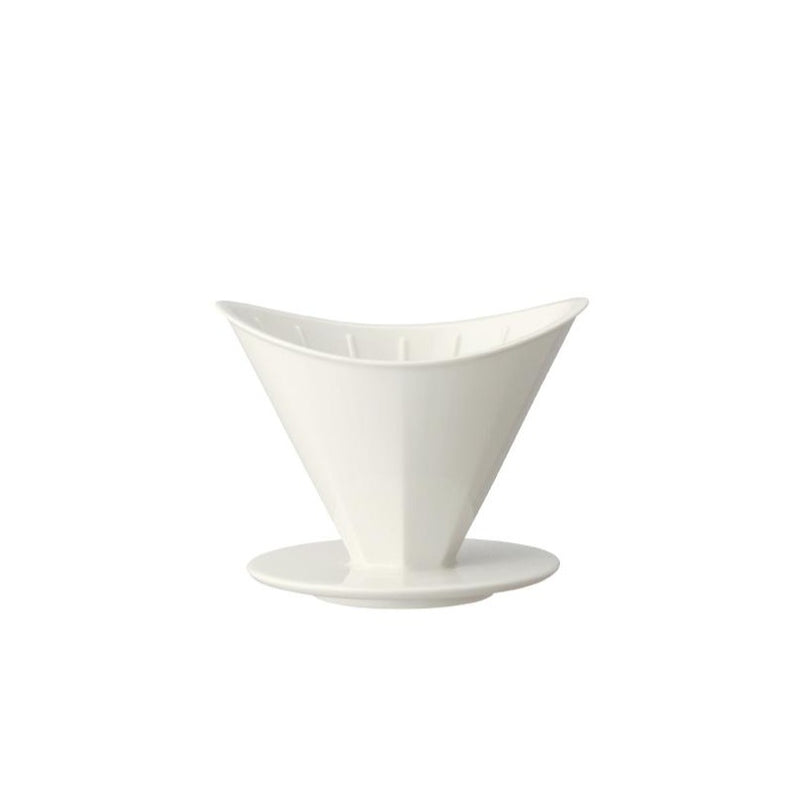 Kinto - OCT - biały ceramiczny dripper - 2 filiżanki - Sklep.Kawa.pl