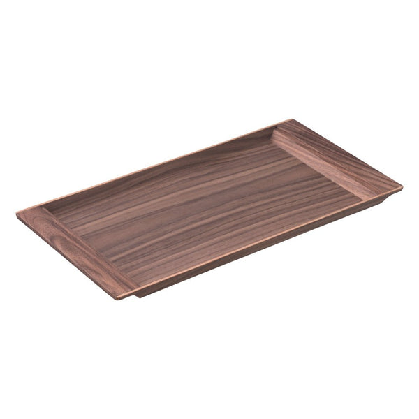 Kinto - Sepia Nonslip Tray 420×210mm - tacka drewniana orzech włoski - Sklep.Kawa.pl