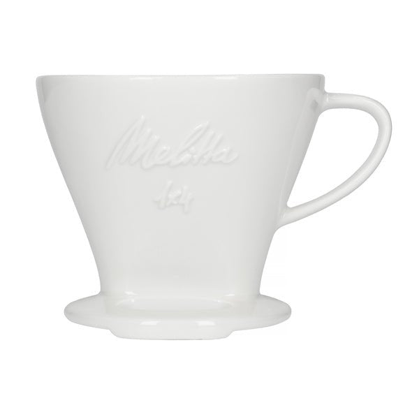 Melitta - porcelanowy dripper do kawy 1x4 - biały - Sklep.Kawa.pl