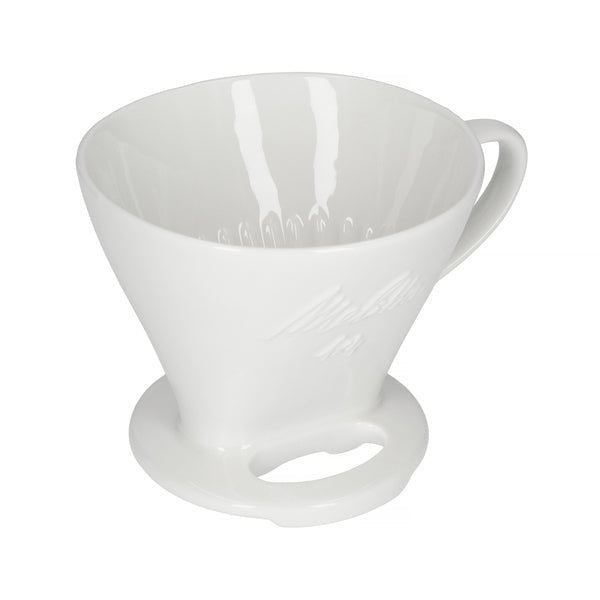 Melitta - porcelanowy dripper do kawy 1x4 - biały - Sklep.Kawa.pl