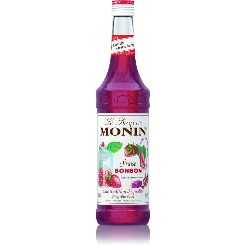 Monin - Syrop Candy Strawberry 700ml - Sklep.Kawa.pl