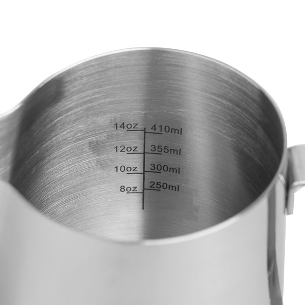 Rhinowares - Stainless Steel Professional Pitcher - dzbanek srebrny 600ml - Sklep.Kawa.pl