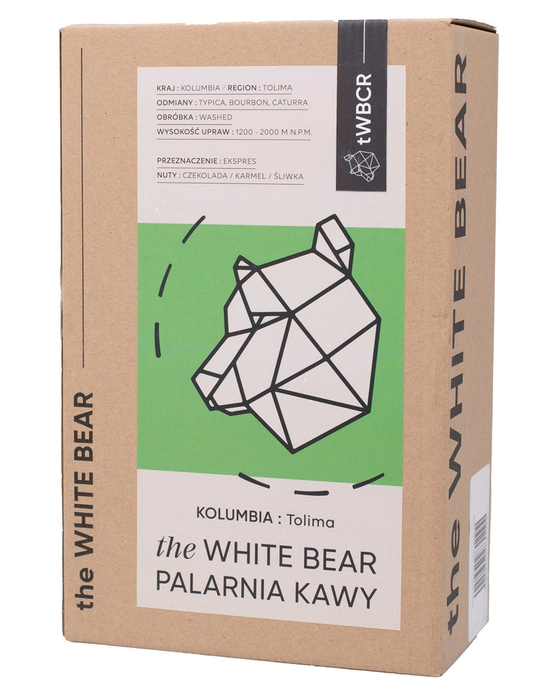 The White Bear - Kolumbia Tolima - espresso - kawa ziarnista 1kg - Sklep.Kawa.pl